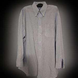 Jos. A. Bank Stays Cool Mens Long Sleeve Shirt Sz Large